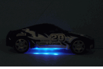 RC Celica Blue Ground Lights 1/24 Scale Car
